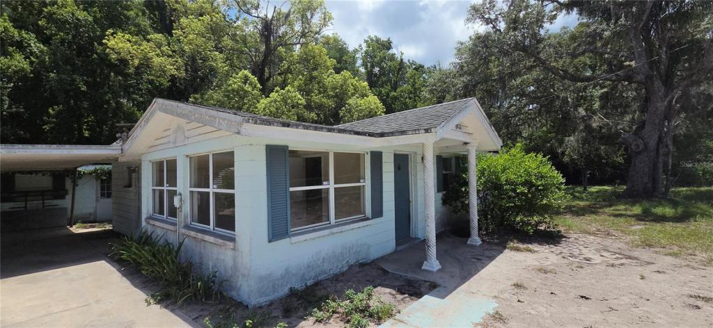8944 Marigold Drive, New Port Richey FL, 6.87 acres with block home backing to Starkey Wilderness Park